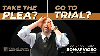 Part 7  Take the Plea or Go to Trial Pros and Cons of Going to Trial to Help You Decide [upl. by Sallie]