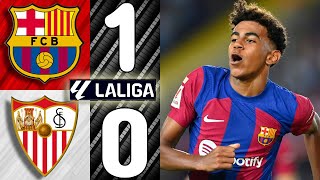 🎥 Barcelona vs Sevilla 10  Match Review La Liga 20232024 [upl. by Roach]