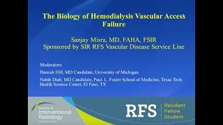 SIRRFS Webinar 612017 The Biology of Hemodialysis Vascular Access Failure [upl. by Sirak]