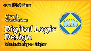 Boolean function using 2to1 Multiplexer in Logisim [upl. by Akilaz]