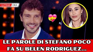 Stefano De Martino Le parole pochi minuti fa sulla ex moglie Belen Rodriguez lei [upl. by Lien]