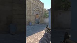 CS2 DUST2 DOUBLE DOOR SMOKE FROM CAR cs2 dust2 shorts [upl. by Aikal]