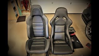 W204 C63 AMG Replacing seats with Recaro Pole Position Part 1 [upl. by Sisson]