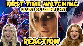 OUR FIRST TIME WATCHING LEAGUE OF LEGENDS MUSIC  KDA  POPSTARS  Awaken  GODS [upl. by Berti475]