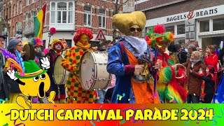 🎭 GET FULL DUTCH CARNIVAL FESTIVAL EXPERIENCE IN MAASTRICHT 2024  Dutch Traditional Celebration [upl. by Zenia]