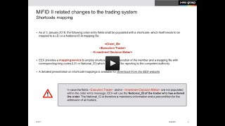 MiFID II Video Tutorial [upl. by Thaddus]