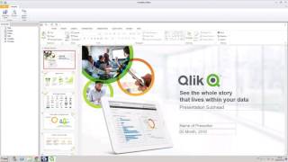 Load a file as a template  Qlik NPrinting [upl. by Ennyroc]