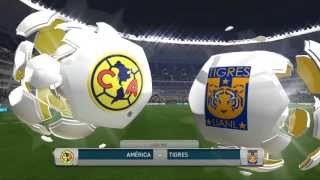 FIFA 14  Simulación oficial América vs Tigres [upl. by Rayford151]