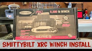 Smittybilt Gen 2 XRC 9500lb Winch install [upl. by Anar]