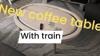 New Coffee Table with N Scale Train [upl. by Darees]