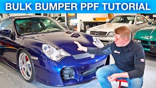 Bulk PPF Bumper Wrap Tutorial  TechArt Porsche 996 Turbo [upl. by Newmark]