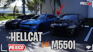 TUNED HELLCAT VS TUNED M550I SUPRISING RESULTS [upl. by Oned]