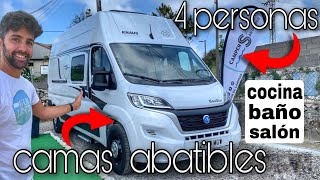 LA MEJOR CAMPER 2023 VAN TOUR KNAUS BOXSTAR 600 FURGONETA CAMPER PARA 4 PERSONAS [upl. by Marshal]