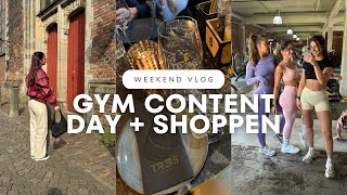 REALTIME WEEKEND VLOG  Gymcontent dagje amp Dagje shoppen 58 [upl. by Enelear54]