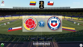 COLOMBIA vs CHILE  ELIMINATORIA  EA Sports  PSD1EZ [upl. by Gelya363]