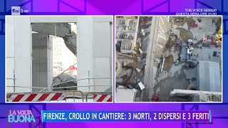 Firenze Crollo in cantiere 3 morti 3 feriti e 2 dispersi  La Volta Buona 16022024 [upl. by Farra]