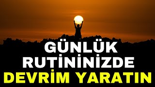 Sabah Olumlama Meditasyonu Günlük Rutininizde DEVRİM YARATIR [upl. by Hgielsa]