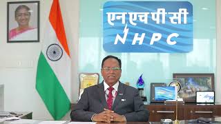 Message of Sh RKChaudhary CMD NHPC on the historic occasion of NHPC becoming A NAVRATNA COMPANY [upl. by Acirret]