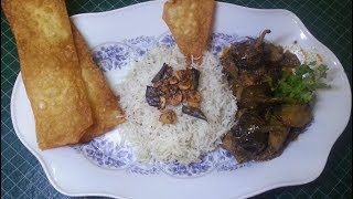 Special Aloo Baingan aur Chawal Recipe by hamida dehlvi [upl. by Romilly]