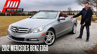 2012 Mercedes E 350 Cabriolet Review The Perfect Balance of Sportiness and Comfort [upl. by Verla]