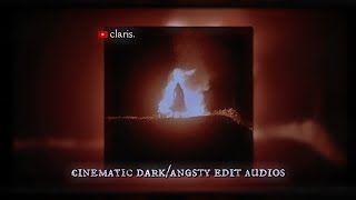 cinematic darkangsty edit audios for the tragic villain [upl. by Guidotti817]