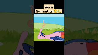 This Worms Moves Are Better Than Yours 🐛😂 4K Animation Meme Shorts Funny [upl. by Aicilyhp299]