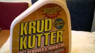 Test of Krud Kutter Rust Remover and Inhibitor The Must for Rust on a rusty metal panel [upl. by Woodsum]