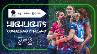 HIGHLIGHTS  Imoco Conegliano  Allianz Vero Volley Milano Super Final CEV Champions League [upl. by Amathiste]