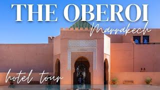 Insanely beautiful hotel in Marrakech  The Oberoi Full Tour [upl. by Ehr]