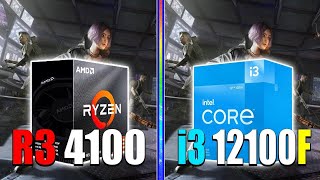 Intel Core i3 12100f Vs Ryzen 3 4100  Which Cpu is best pick under 10000 Intel vs Amd 2022 [upl. by Normac]