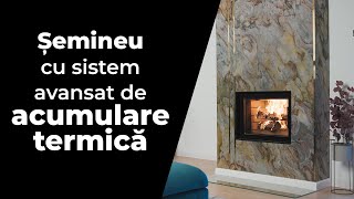 Semineu cu intoarcere de fumuri 🔥 Sistem avansat cu acumulare de caldura pe lemne 🌡️ ORTNERTV [upl. by Notnyw]