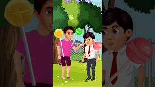 ললিপপ পড়ে গেলো  banglacratoon funny pakirgolpo animatedcartoon cartoon shorts comedy [upl. by Lihp]