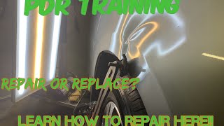 Learn PDR Huge Dent😬how to repair [upl. by Conah]