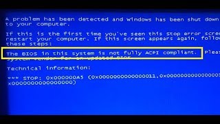 The bios in this system is not fully acpi compliant dell ชมรมช่างซ่อมโน๊ตบุ๊คnbfix [upl. by Asi]