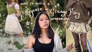 How to Build a Fairycore  Grunge Fairy Wardrobe amp where to shop [upl. by Fem]