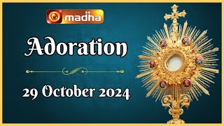 🔴 LIVE 29 October 2024 Adoration 1100 AM  Madha TV [upl. by Hizar929]