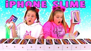 Dont Choose the Wrong iPhone XS Slime Challenge [upl. by Ahseinaj]