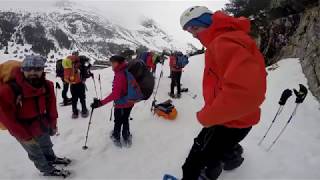 Ascensión Invernal Maladetas CM Pirineos 18 febrero 2018 [upl. by Abil125]