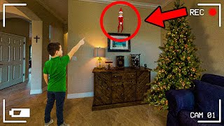 Kid Catches Elf On The Shelf FLYING In His Living Room [upl. by Valentin]