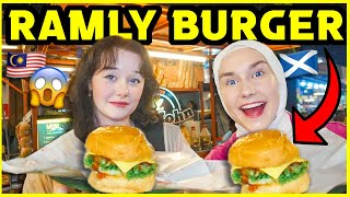 My SCOTTISH COUSIN SHOCKED by RAMLY BURGER in MALAYSIA 😱🇲🇾🏴󠁧󠁢󠁳󠁣󠁴󠁿 [upl. by Yrred]