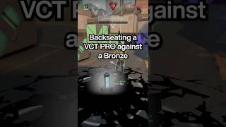 backseat vs a bronze😩 valorant vct challenge [upl. by Onder]