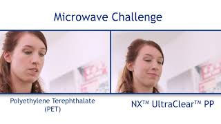 Millikens NX UltraClear Polypropylene vs PET Microwaveability [upl. by Tema]