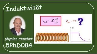 Physik 5PhD084 Induktivität einer Spule [upl. by Einimod]