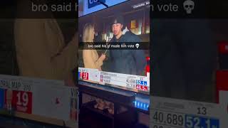 This guy told the news why he voted and its hilarious 😂 [upl. by Nelrsa]