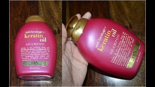 Organix Keratin Oil Shampoo Review  Ogx Antibreakage shampoo  Beauty Express [upl. by Ardle308]