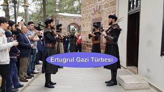 Ertuğrul gazi türbesi nöbet değişimi [upl. by Annaitat]