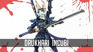 How to paint Drukhari Incubi in Poisoned Tongue Blue [upl. by Brookes67]