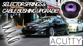 ACUITY INSTRUMENTS HAUL PT 2 Selector Springs and Cable Bushing Upgrades [upl. by Ydde296]