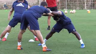 Entrenamiento del Real Zaragoza en Almería  1592018 [upl. by Htebaras]