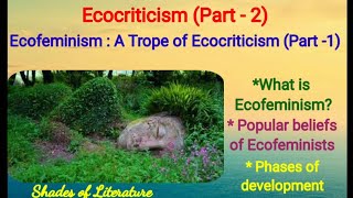 Ecofeminism  A trope of Ecocriticism Part1 [upl. by Zoubek]